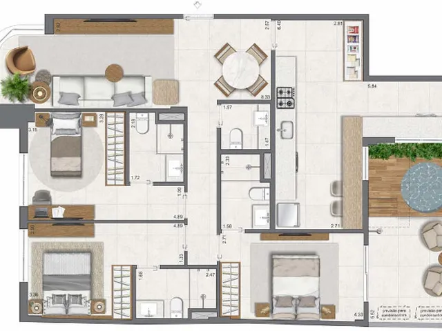 Imagem 16: Apartamento Com 3 Quartos no Leblon