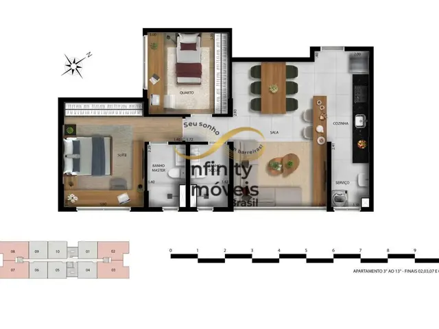 Imagem 4: Apartamento à venda no bairro Vale do Sereno - Nova Lima/MG