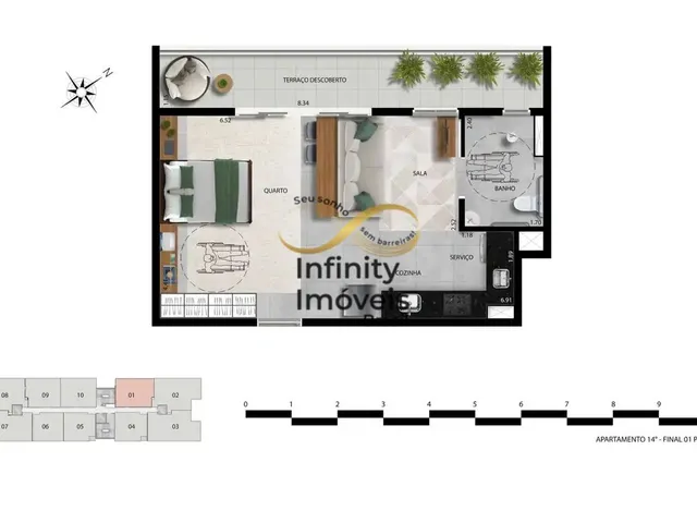 Imagem 14: Apartamento à venda no bairro Vale do Sereno - Nova Lima/MG