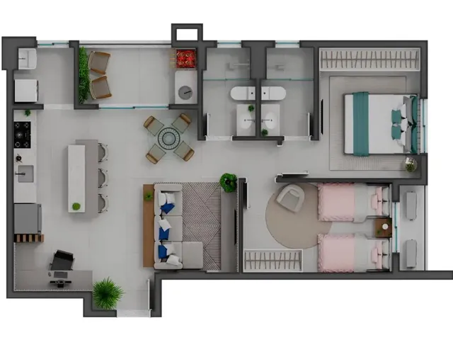 Imagem 11: Infinity Living Apartamento com 2 dormitórios