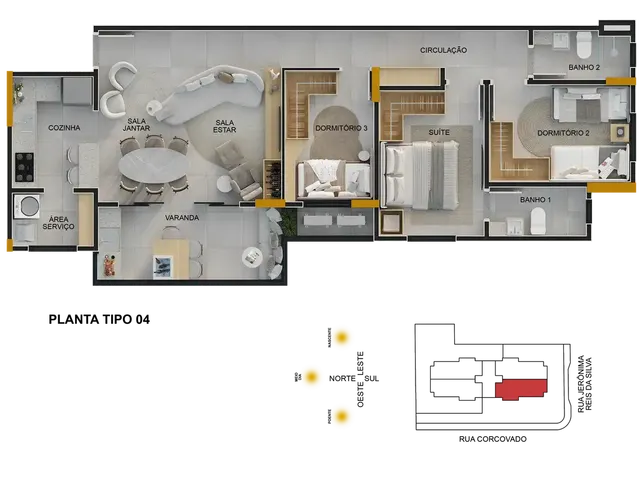 Imagem 6: Leme do Praia Apartamento com 3 dormitórios