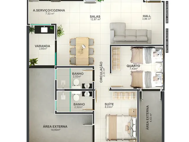 Imagem 13: Residencial Jardim Sul