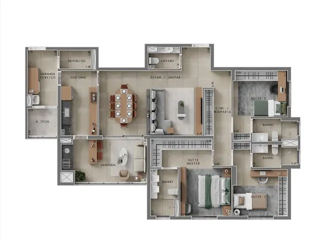 Imagem 7: Addagio Apartamento com 3 dormitórios