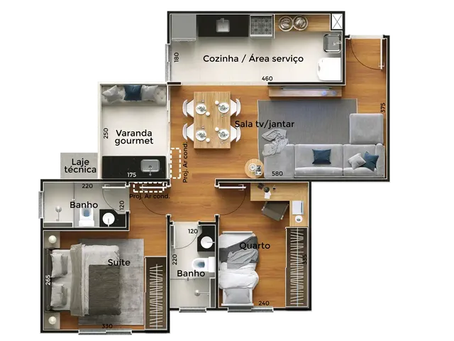 Imagem 2: Union Vereda Apartamento com 2 dormitórios
