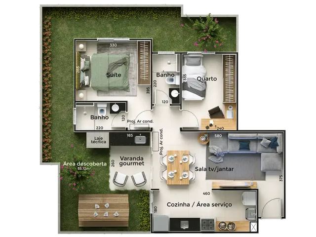 Imagem 7: Union Vereda Apartamento com 2 dormitórios