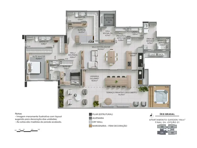 Imagem 13: Íris Apartamento com 3 dormitórios