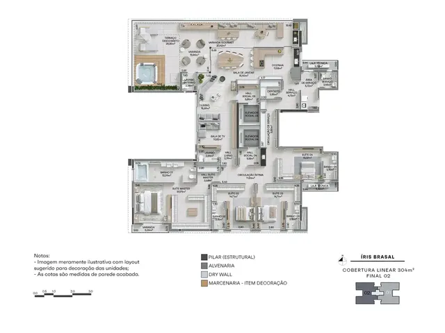 Imagem 2: Íris Apartamento com 3 dormitórios