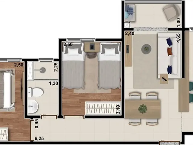 Imagem 15: Origon Apartamento com 2 dormitórios