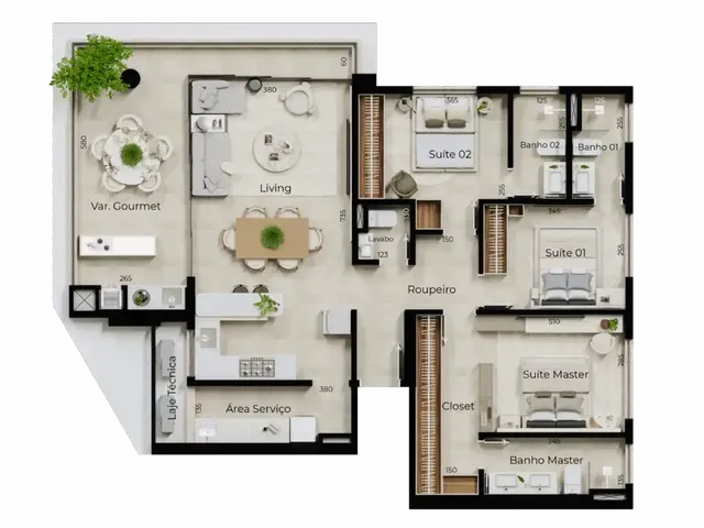 Imagem 2: Mirah Apartamento com 3 dormitórios