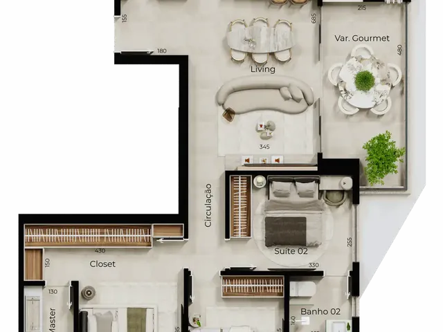 Imagem 3: Mirah Apartamento com 3 dormitórios