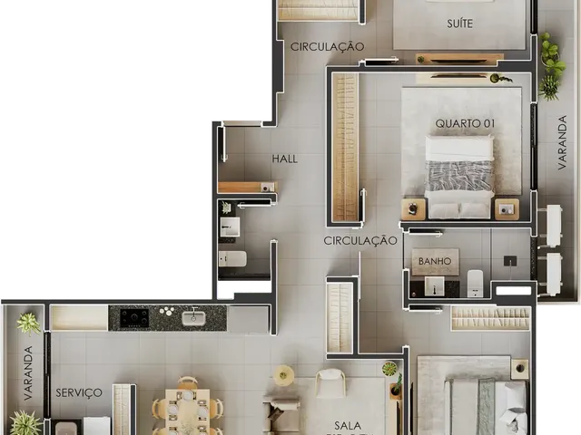 Imagem 13: Soho Apartamento com 2 dormitórios