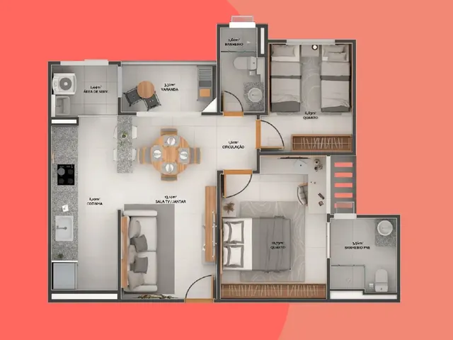 Imagem 6: Solis Residence Apartamento com 2 dormitórios