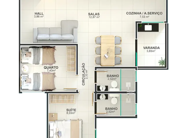 Imagem 16: Garden Sul Apartamento com 2 dormitórios