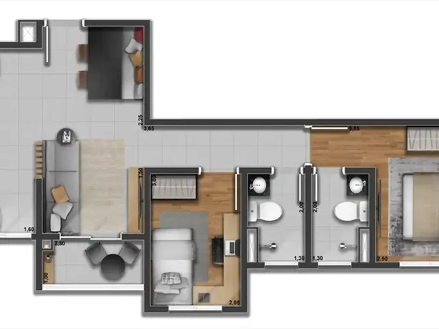 Imagem 7: Arysta Apartamento com 2 dormitórios