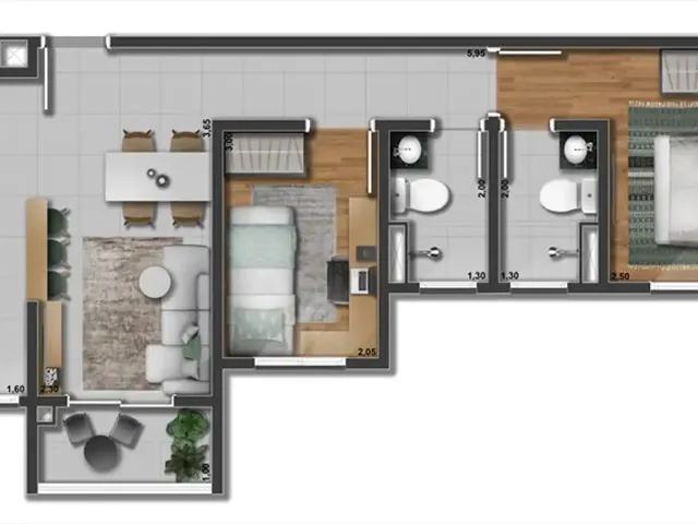 Imagem 14: Arysta Apartamento com 2 dormitórios
