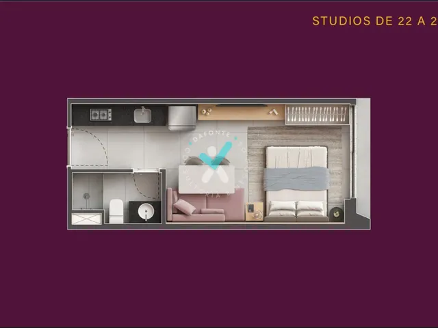 Imagem 11: Artium Hall Flat / studio com 1 dormitório