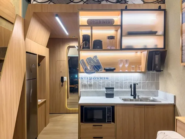 Imagem: O apartamento possui 1 Dormitório, 1 Banheiro, 30m² de Área