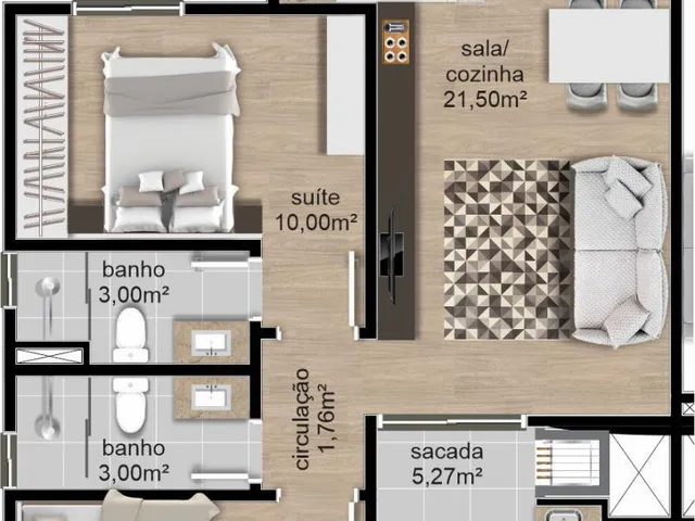 Imagem 6: Apartamento | 02 dormitórios