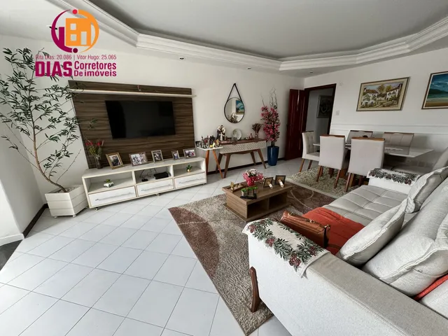 Imagem 3: Vendo apartamento com 126m², varanda, 3/4, 1 suíte, armários e ar, dependência, 1