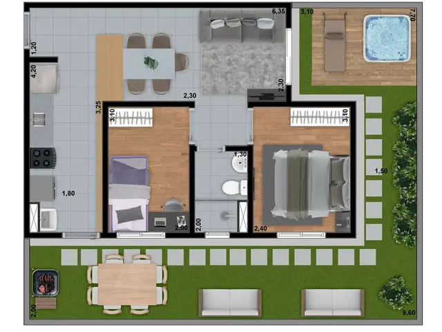 Imagem 11: Matiz Apartamento com 2 dormitórios