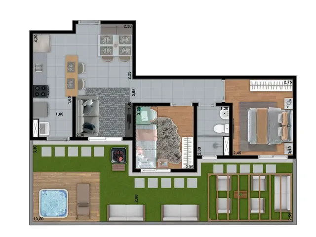 Imagem 9: Matiz Apartamento com 2 dormitórios