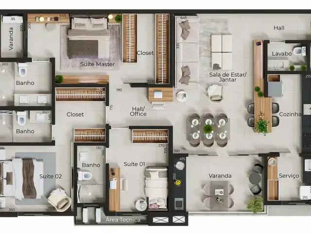 Imagem 4: Harbor Apartamento com 3 dormitórios