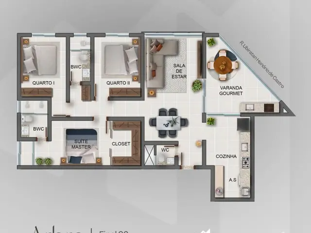 Imagem 11: Arbre Apartamento com 3 dormitórios