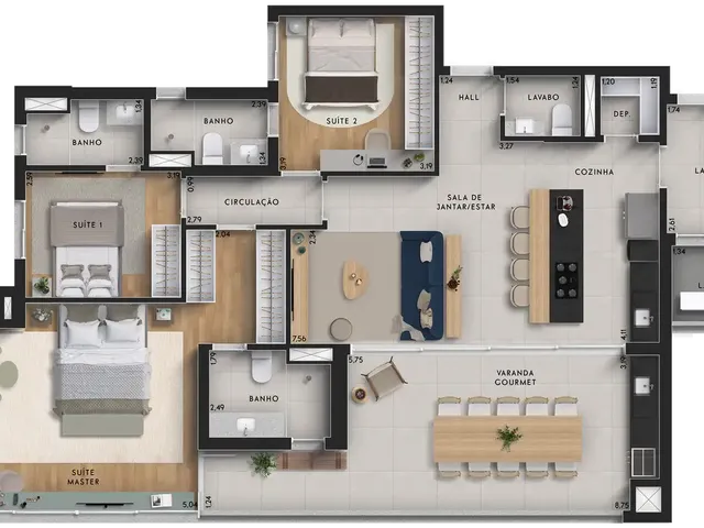 Imagem 9: Luzz Altamira Apartamento com 3 dormitórios