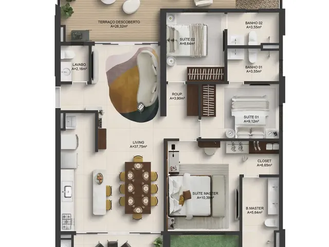 Imagem 9: Piatra Apartamento com 2 dormitórios