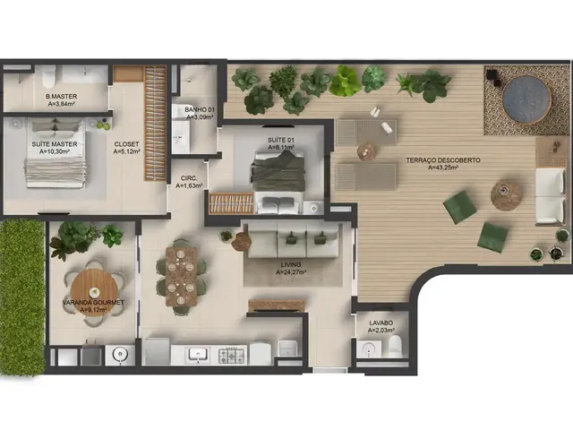Imagem 6: Piatra Apartamento com 2 dormitórios