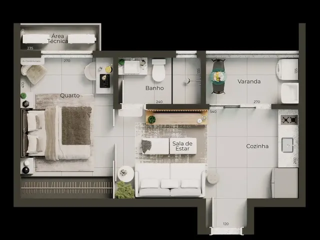 Imagem 11: Neo Piazza Apartamento com 2 dormitórios