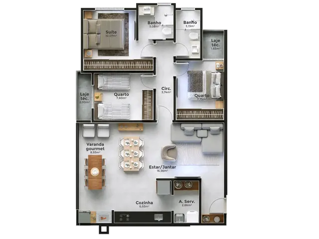 Imagem 6: Isaac 321 Apartamento com 4 dormitórios