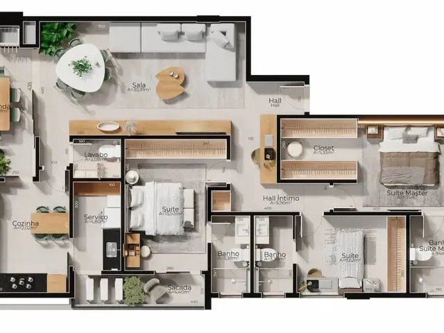 Imagem 7: Vista da Gávea Apartamento com 3 dormitórios