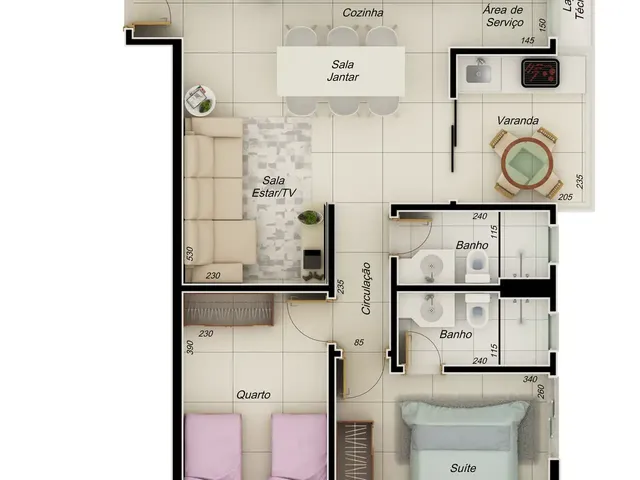 Imagem 10: Gaia Residence Apartamento com 2 dormitórios