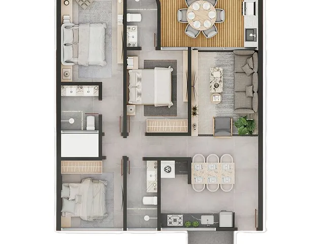 Imagem 2: Apartamento à venda no bairro Camboinha - Cabedelo/PB