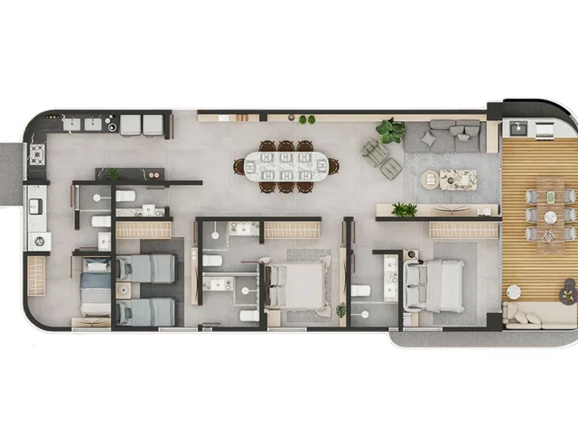 Imagem 3: Apartamento à venda no bairro Camboinha - Cabedelo/PB