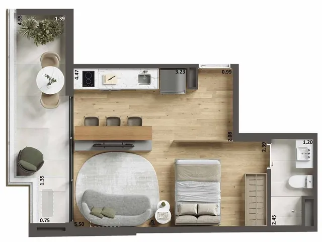 Imagem 10: Be In Rio Barão da Torre: Studios e Apartamentos de Luxo no Coração Pulsante de Ipanema