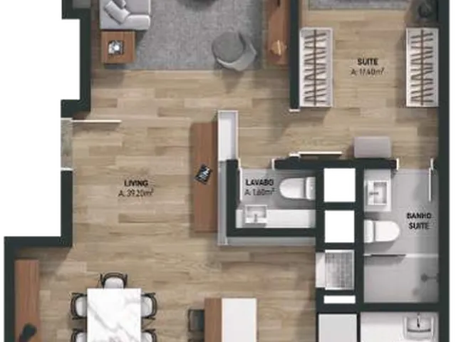 Imagem 6: Ícaro Apartamento com 2 dormitórios
