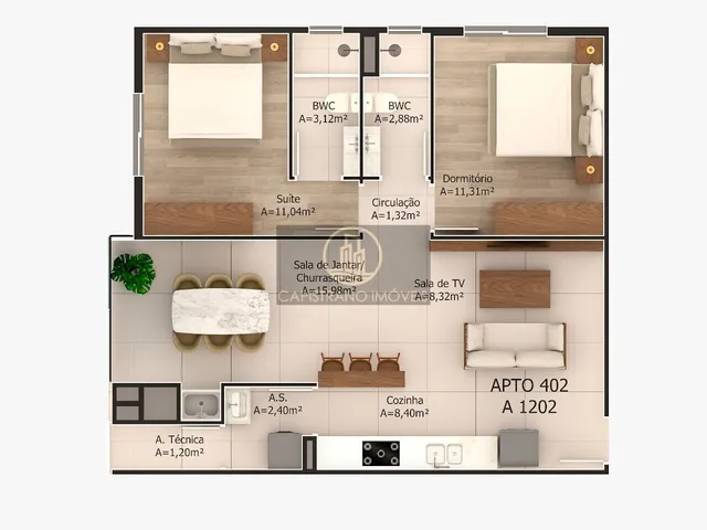Imagem 15: Apartamento à venda no bairro São Francisco de Assis - Camboriú/SC