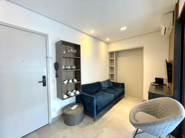 Imagem: O apartamento possui 1 Dormitório, 1 Suíte, 1 Banheiro, 1