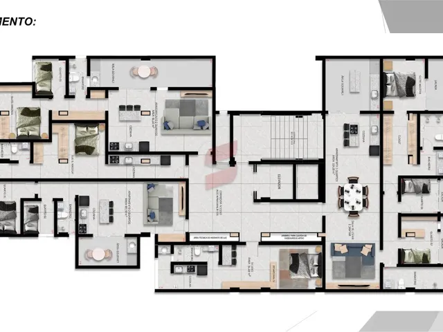 Imagem 14: APARTAMENTO com 3 dormitórios à venda por R$ 1.087.400,00 no bairro Centro - PINHAIS