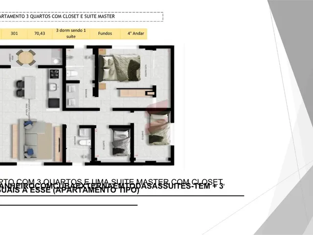 Imagem 16: APARTAMENTO com 2 dormitórios à venda por R$ 622.085,00 no bairro Centro - PINHAIS / PR