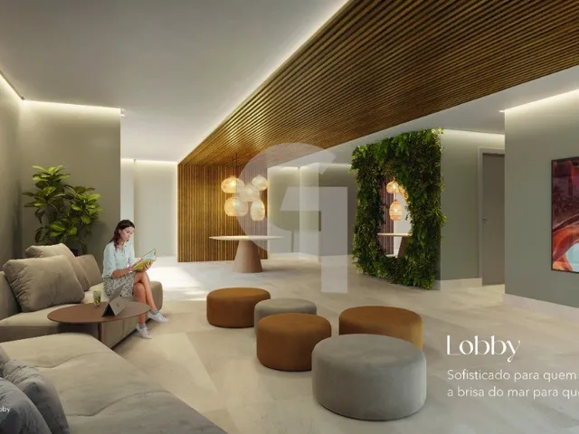 Imagem 4: Apartamento com 2 quartos sendo 1 suíte e beira-mar no Brisa Marina Orla Mood em
