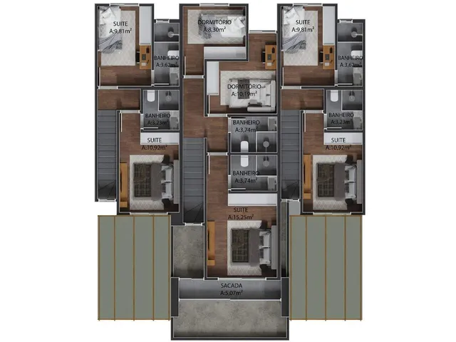 Imagem 10: Geminado Residencial 104 m² com 2 suítes em Jaraguá do Sul – Financiamento Sim
