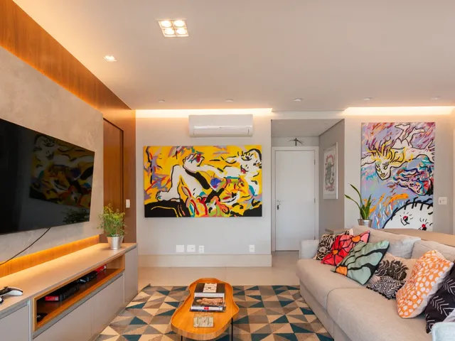 Imagem: O apartamento possui 3 Dormitórios, 3 Suítes, 5