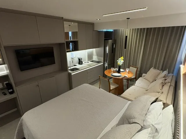 Imagem 16: Alugo anualmente Apartamento Studio novo mobiliado e decorado ALIVE vitória