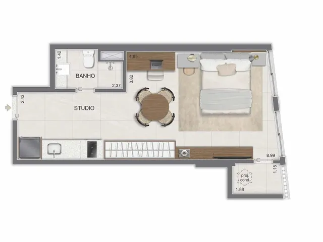 Imagem 16: Apartamento À Venda no Bairro Copacabana - Rio de Janeiro/Rj