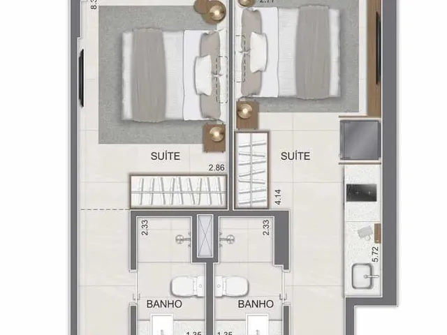 Imagem 3: Apartamento À Venda no Bairro Copacabana - Rio de Janeiro/Rj