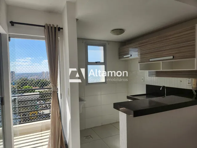 Imagem 6: Apartamento de 1 suíte com armário, sala, cozinha com armários, área de serivço