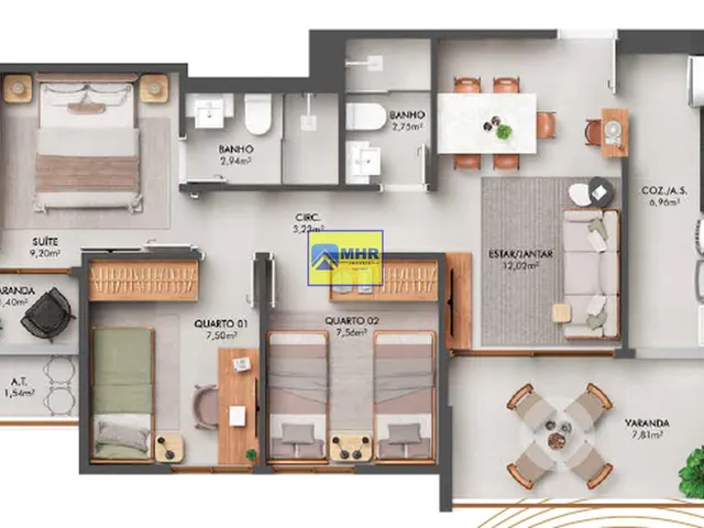 Imagem 10: Apartamento para Venda em Vitória / ES no bairro Jardim Camburi